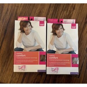 NEW Mediven Comfort Women's 30-40mmHg 48201 Compression Stockings Calf Petite